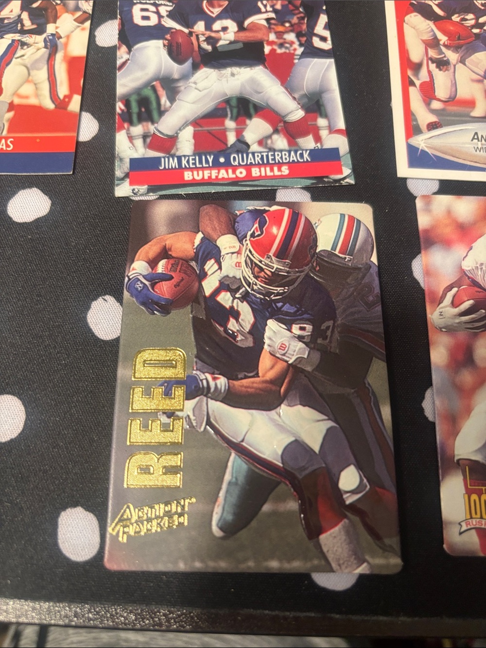 Buffalo Bills NFL Football Card Lot - Red White Blue Accents - Picture 3 of 10